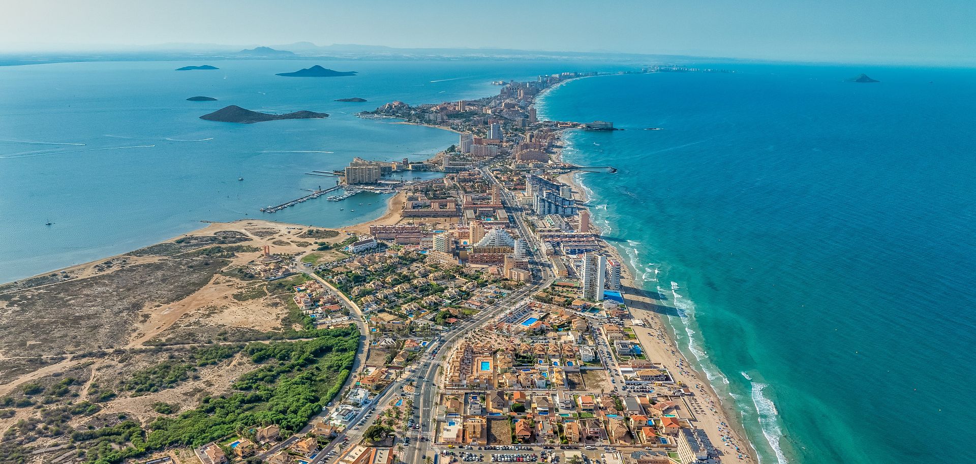 Aerial view La Manga