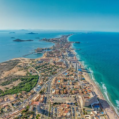 Vue aérienne La Manga