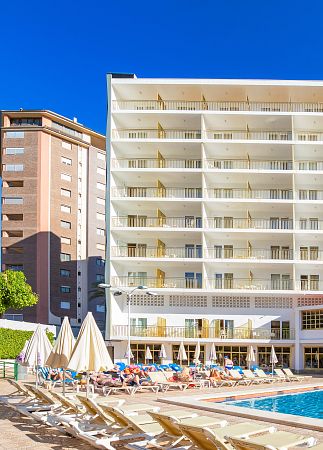 Façade de l'hôtel Orange à Benidorm