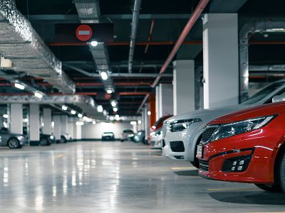 Parking at pago Hotel Venus