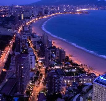 Benidorm by night