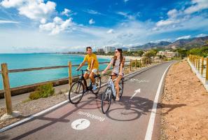 By bike Via Verde Oropesa Benicassim