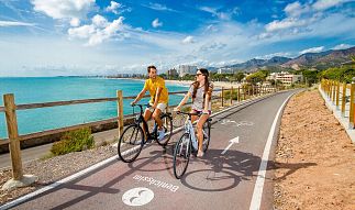 By bike Via Verde Oropesa Benicassim