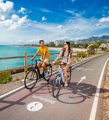 En bici Vía Verde Oropesa Benicàssim