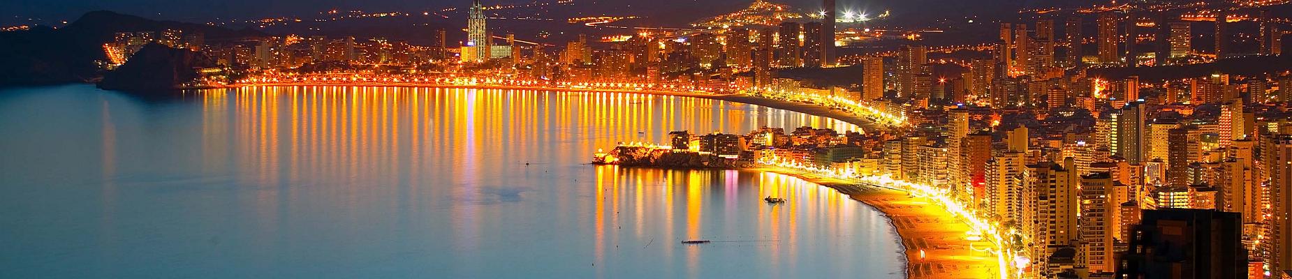 Vues nuit Benidorm