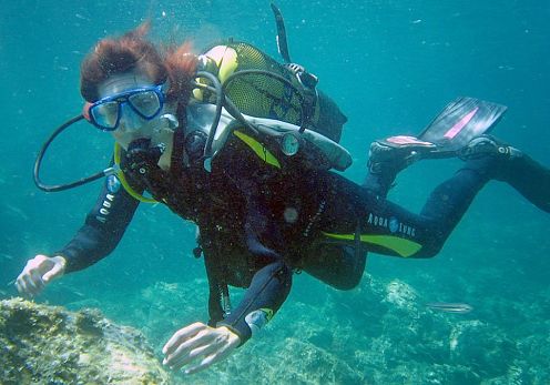 Diving in La Manga