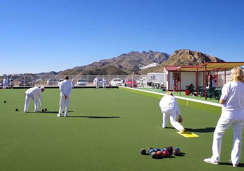 Train bowls in Mojacar
