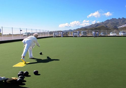 Practice bowls in Mojacar