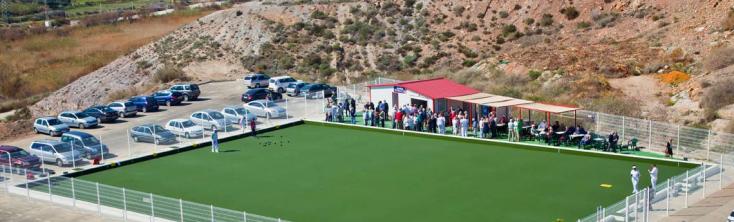 Vues du cours de bol Mojacar