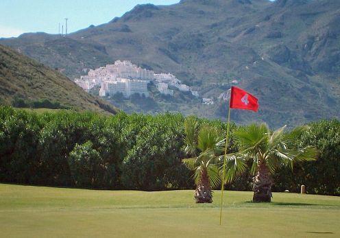 golf course track in mojácar