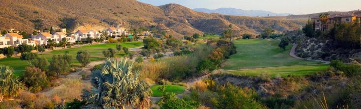 vue panoramique sur le golf de mojácar