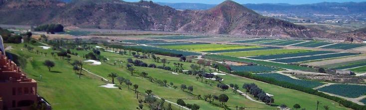 vue sur le golf de mojácar