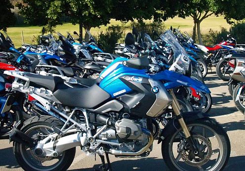 BMW motorbike Mojácar