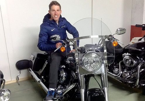 Harley Davidson motorcycle Mojácar