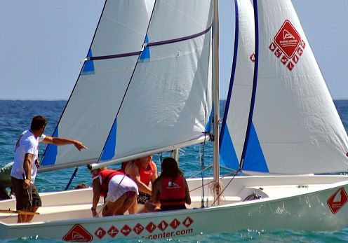 sailing boat in Orihuela