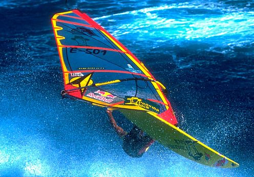 practice windsurfing in Orihuela