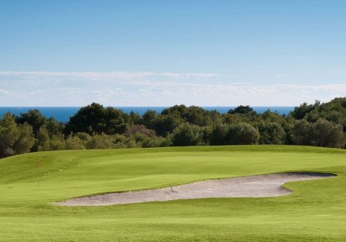 golf course hole