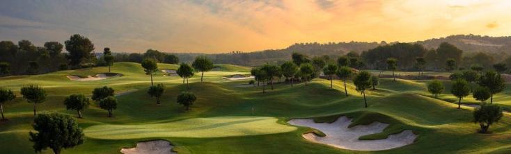 vue panoramique sur le golf d'Orihuela