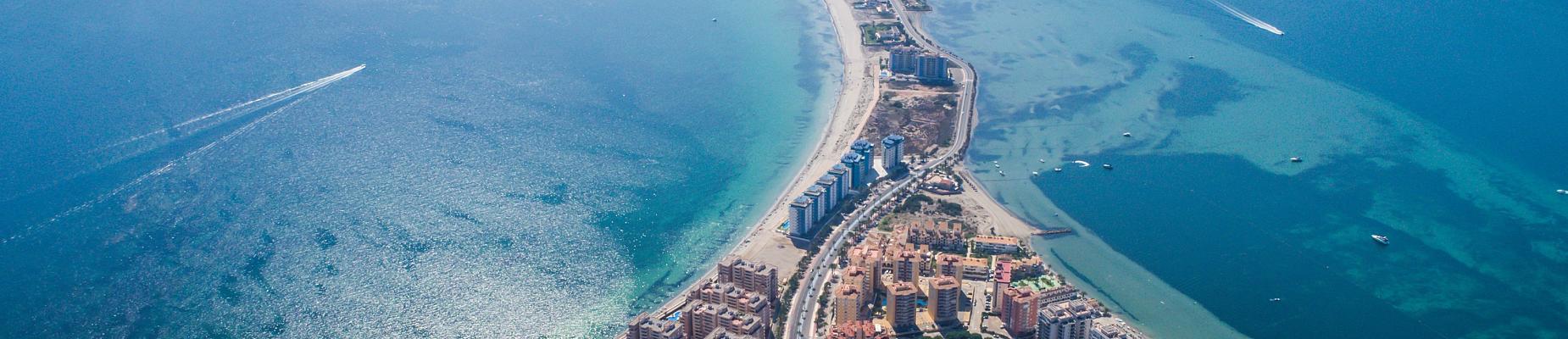 Vue aérienne La Manga