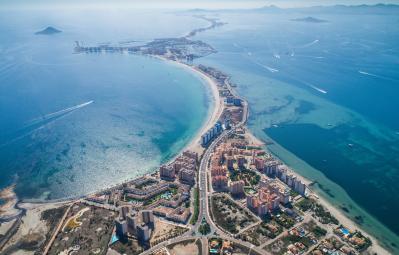 Vue aérienne La Manga