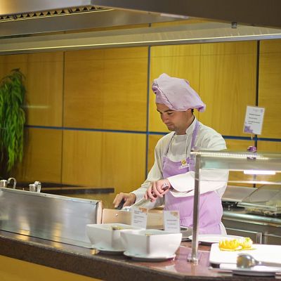show cooking en el hotel koral beach