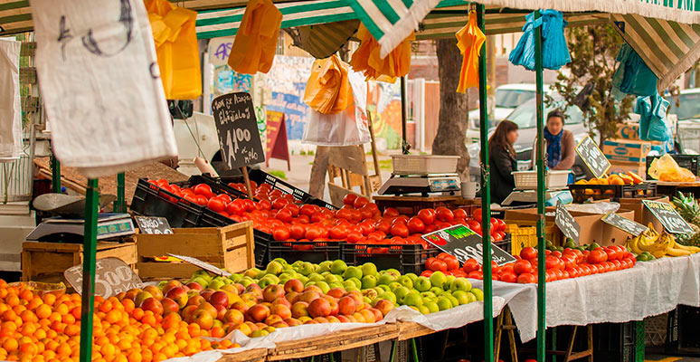 Fruits et légumes des marchés de Benidorm