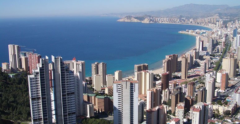 Benidorm tourist train itinerary