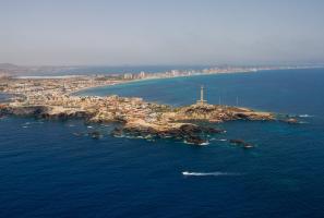 The islets of Cabo de Palos
