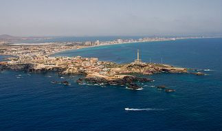 The islets of Cabo de Palos