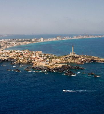 The islets of Cabo de Palos