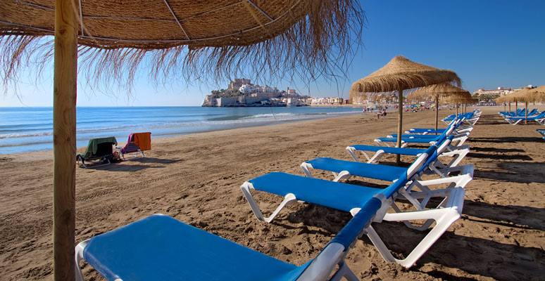 Plage Nord face à l’hôtel Servigroup Papa Luna
