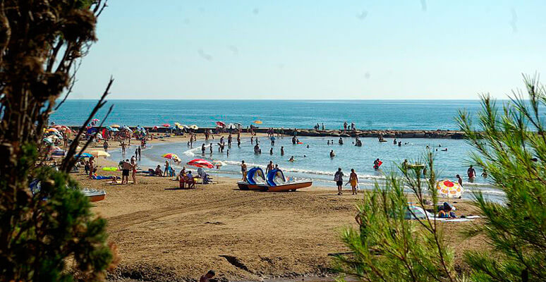 Plage de “Las Fuentes “ à Alcocéber