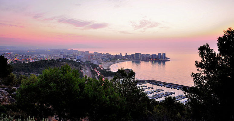 Plage de la “Concha” à Oropesa del Mar