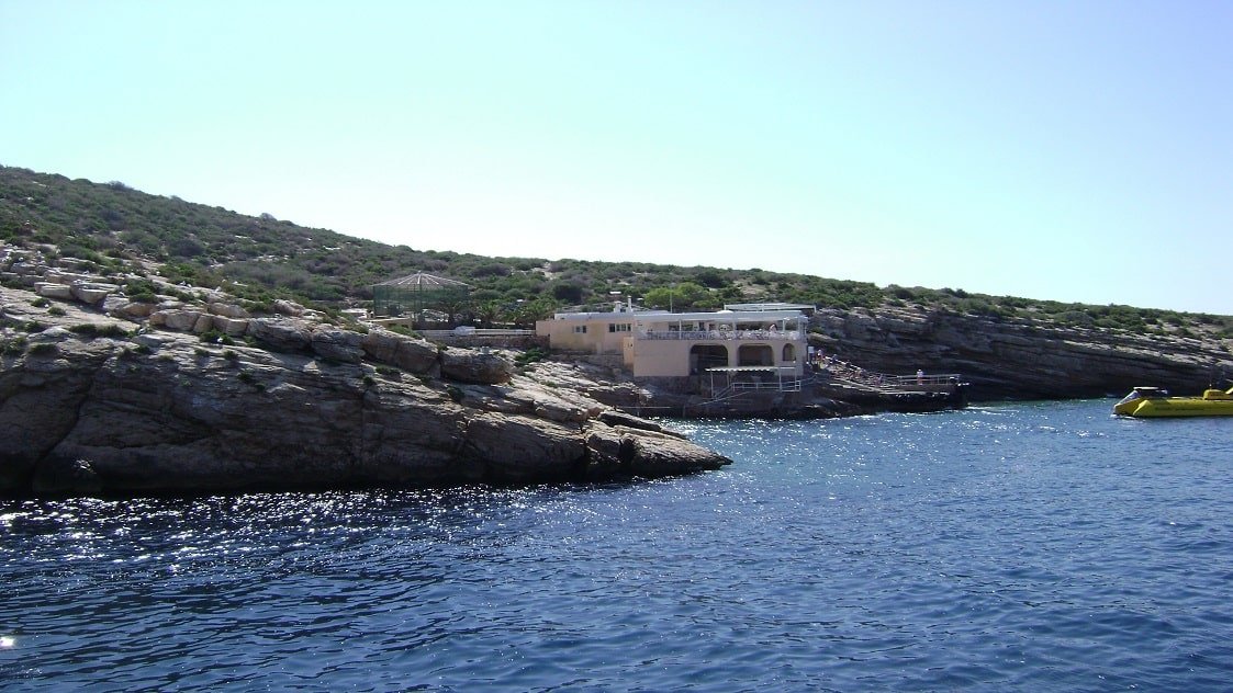 Benidorm Island and its jetty