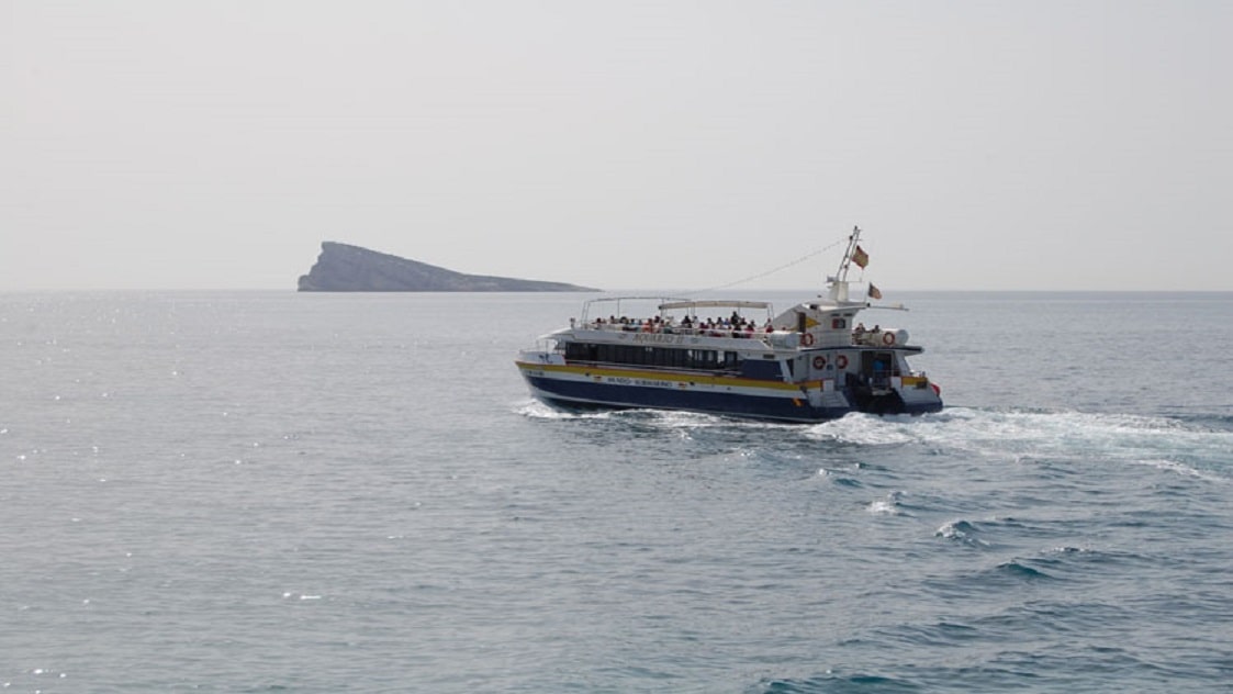 Benidorm Island and its jetty