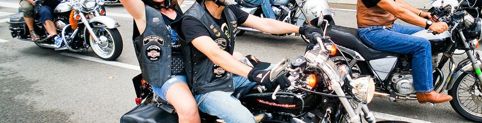 Les Harley en mouvement