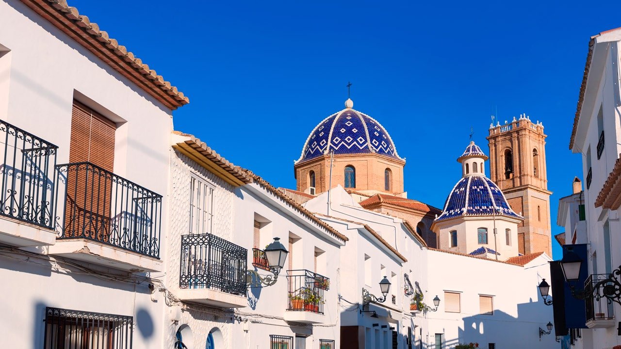 Le beau village blanc d'Altea