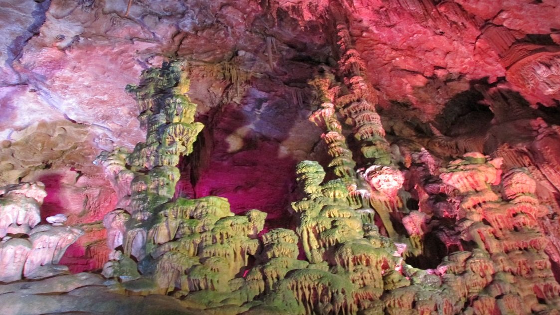Detail of the Canelobre Caves