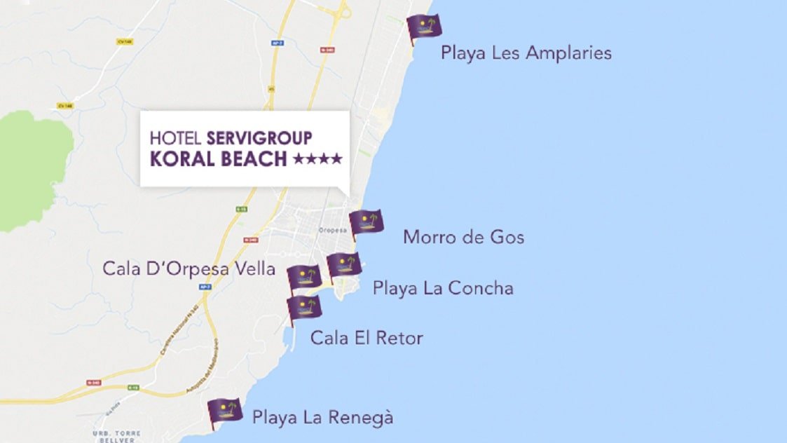 Location des plages à Oropesa del Mar