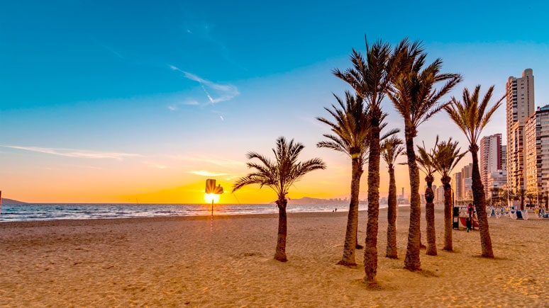 Sunsets in Benidorm