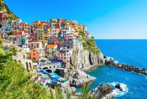Manarola, one of the towns that make up the Cinque Terre