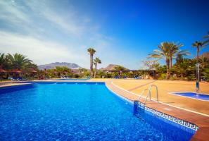 Swimming pool on the seafront at Marina Playa