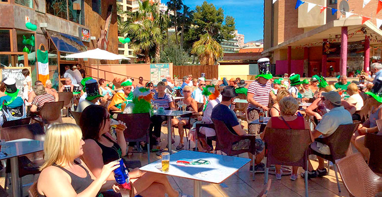 Benidorm pubs in Saint Patrick