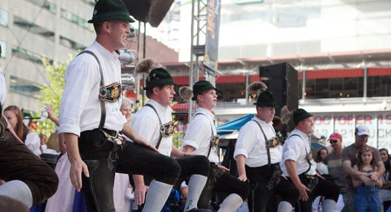 Traditional german dance