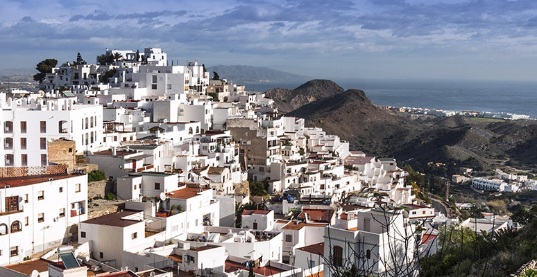 Mojacar from above