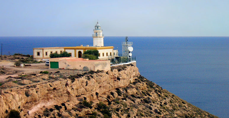 Great lighthouse next to the 