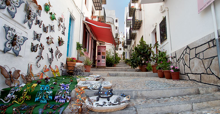 Rues du centre historique de Peñíscola