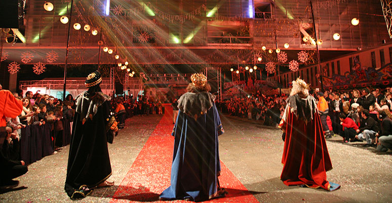 3 Kings procession of in Benidorm