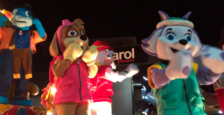 Servigroup in the floats of the Three Kings 