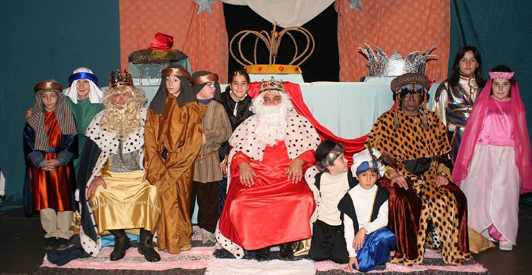 Three Kings and Pajes in Mojacar